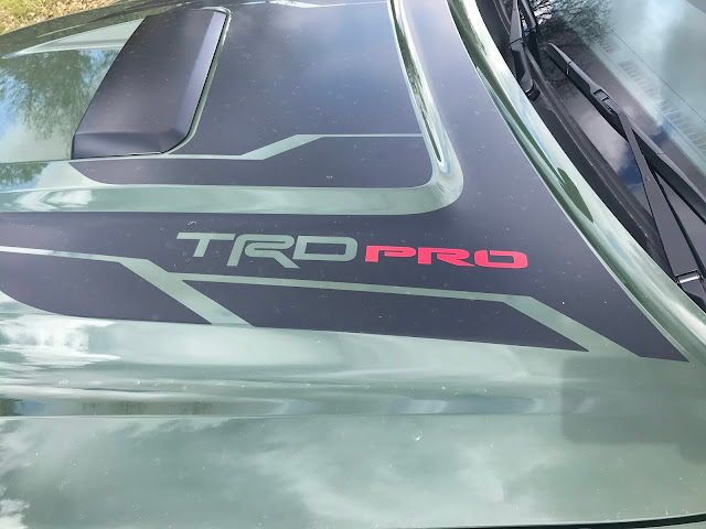 Hood stripe on 2020 Toyota Tacoma TRD PRO