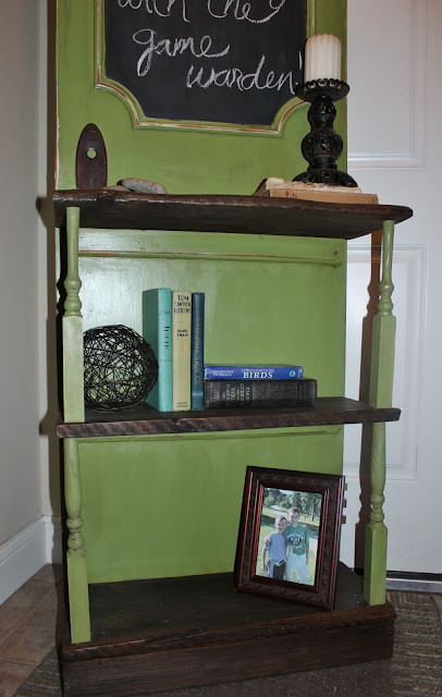 old door repurposed hall tree http://bec4-beyondthepicketfence.blogspot.com/2011/08/door-no-more.html