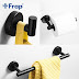 Matte Black Bathroom Hardware Set Black Robe Hook Single Towel Bar