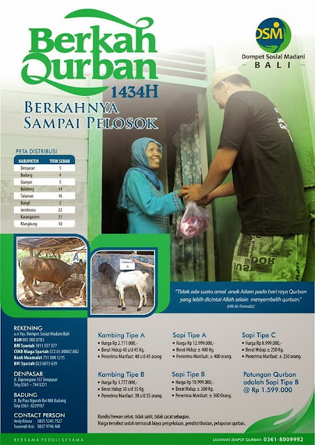 Program Berkah Qurban: Berkahnya Sampai Pelosok