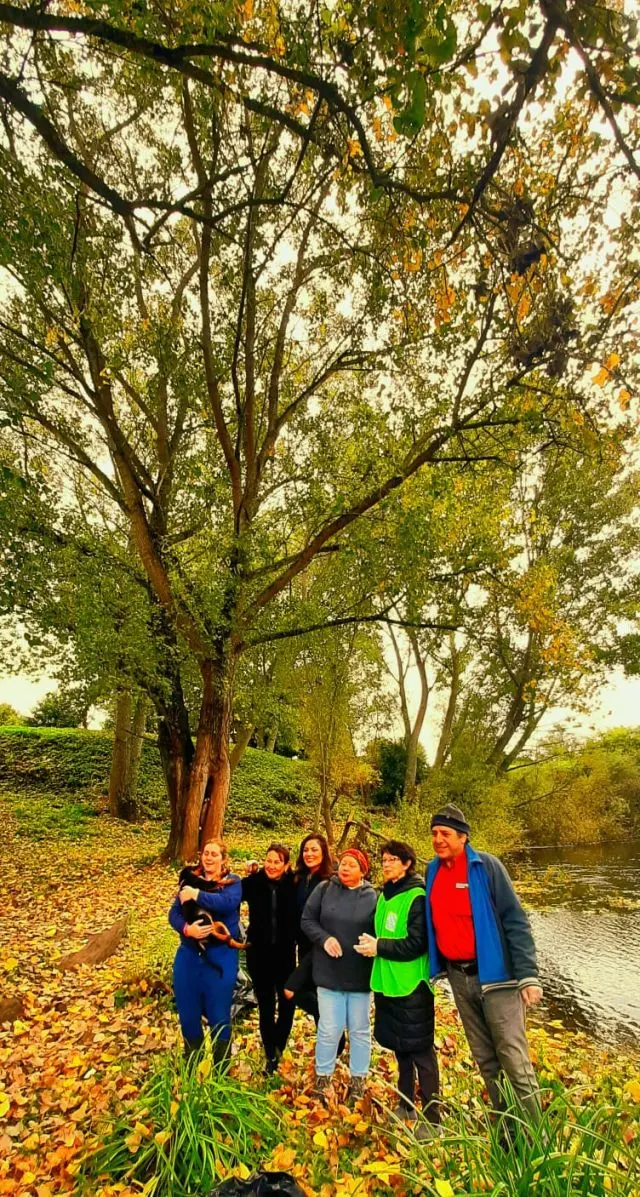 Actividad de limpieza en el parque Chuyaca