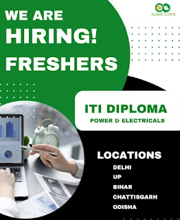 ITI And Diploma Jobs Vacancies in Sugs Lloyd Private Limited for Delhi, Uttar Pradesh, Bihar, Chattisgarh and Odisha Location