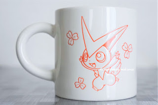 ポケモンセンタートウホク限定　ビクティニ　マグカップ　Victini Pokemon Center TOHOKU limited mug