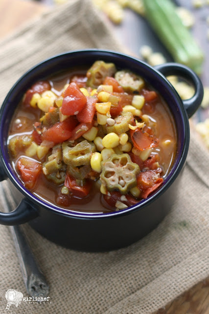 Creole Okra Corn Soup