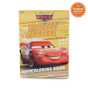 Buku Gambar Cars Race Hero Coloring Book L