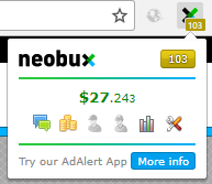 AdAlert Extensión de Neobux