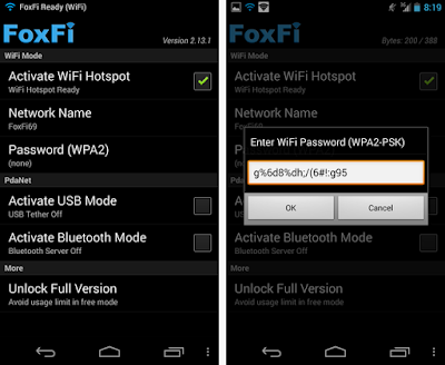 تطبيق FoxFi, بث شبكة الأنترنت من الأندرويد, برنامج اعادة بث الوايرلس للاندرويد, طريقة بث شبكة وايفاي من الجوال وانت متصل على الوايفاي بدون روت, طريقة بث شبكة وايفاي من الأندرويد وانت متصل على الوايفاي