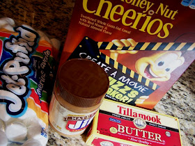 Honey Nut Cheerios Peanut Butter Bars