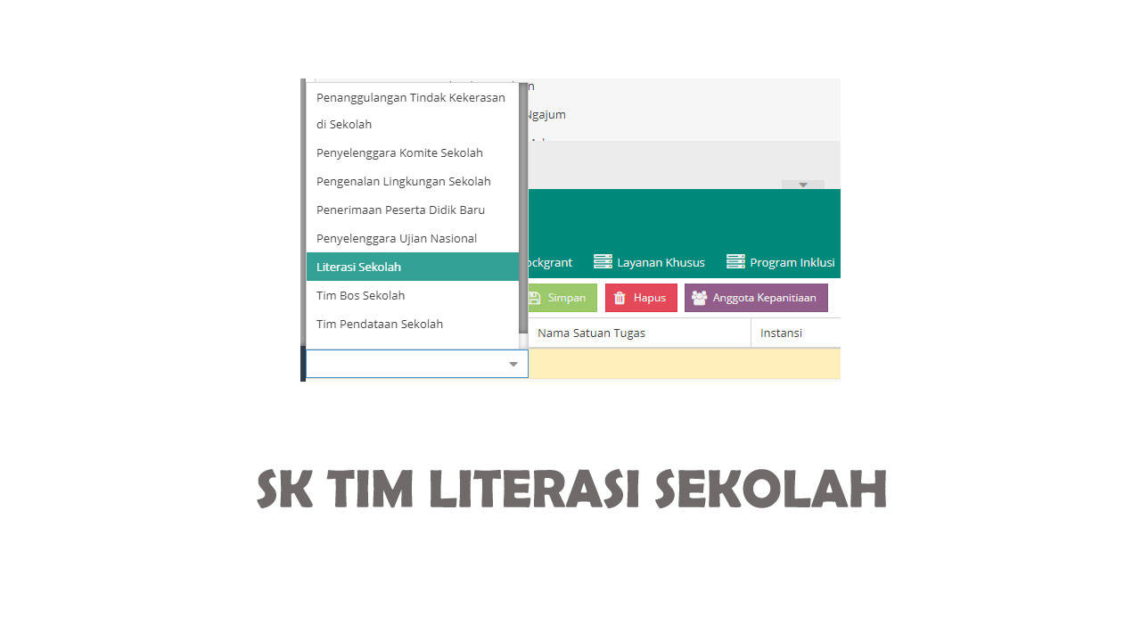 SK Tim Literasi Sekolah
