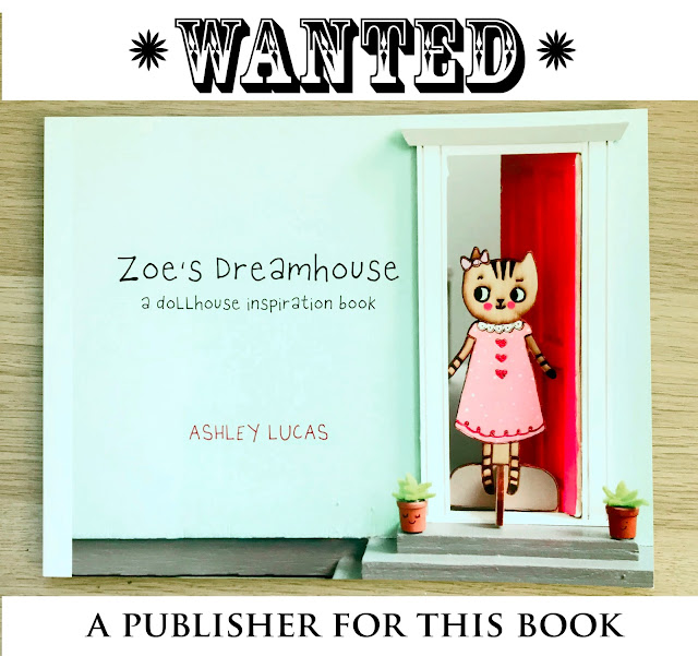 WANTED: A publisher for this book! Linzer Lane Blog #dollhousemakeover #dollhousebook #interiordesign