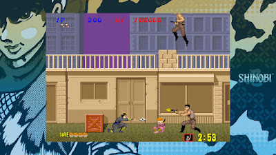 Shinobi arcade para Switch