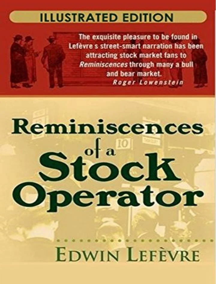 Cover Page Of Trading Psychology Book Named Reminiscences Of A Stock Operator