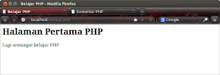 Belajar PHP