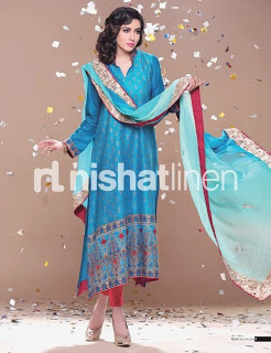 Nishat Eid Collection 2013 | Pret Ready to wear | Lawn Ruffle Chiffon