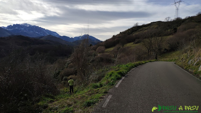 Desvío en Las Carangas hacia la Ruta del Buitre