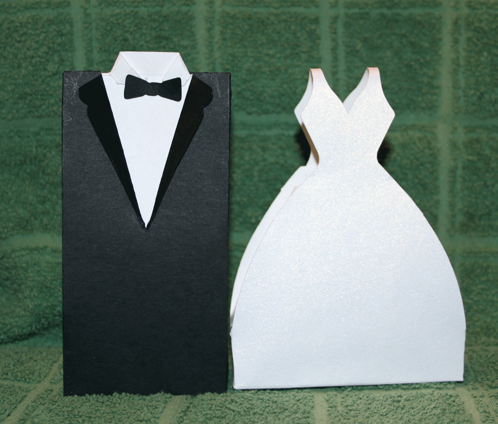 Black And White Wedding Card Box