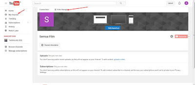 Menu My Channel >> Video Manager takkalasi.com