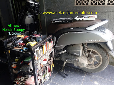 Cara pasang alarm motor All New Honda Scoopy ESP