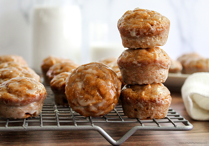 Glazed Pumpkin Donut Holes