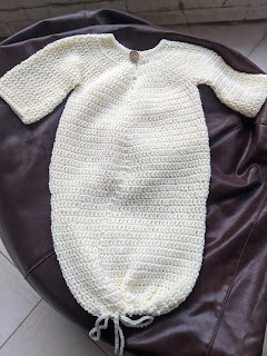 Newborn Onesie Sleeper - a free crochet pattern from Sweet Nothings Crochet