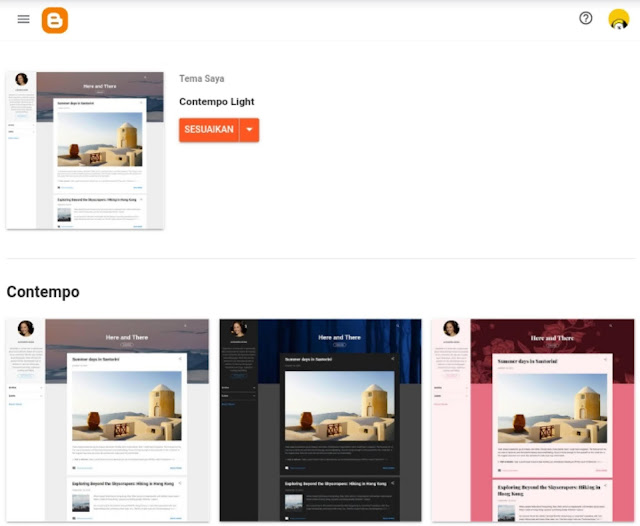 Cara pasang template custom pada blogger