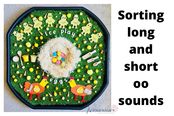 phonics: sorting long and short oo sounds