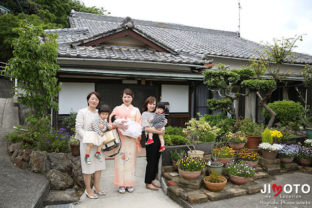 和歌山県の神社でお宮参り出張撮影