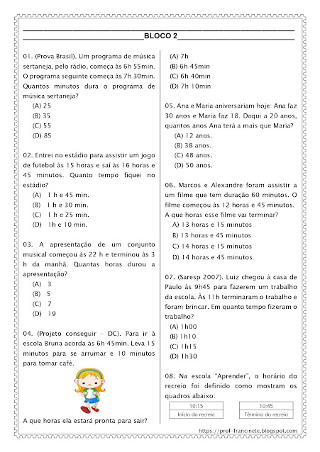 SIMULADO DE MATEMÁTICA – 4º E 5º ANO ALINHADO AO DESCRITOR 9