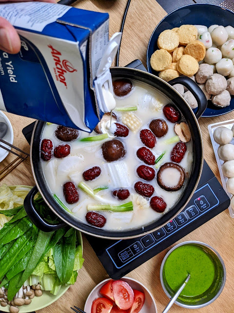 Elevate your Chinese New Year Hot Pot with Anchor Extra Yield Cooking Cream