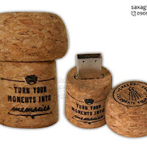 USB gỗ in logo nắp rời hình miếng pho mát cheese – UG011