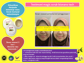 Glimmerz skincare / Magic scrub bio nano tech