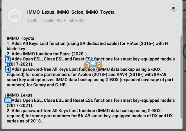 Autel IM608 Adds Toyota Avalon RAV4 2018- AKL