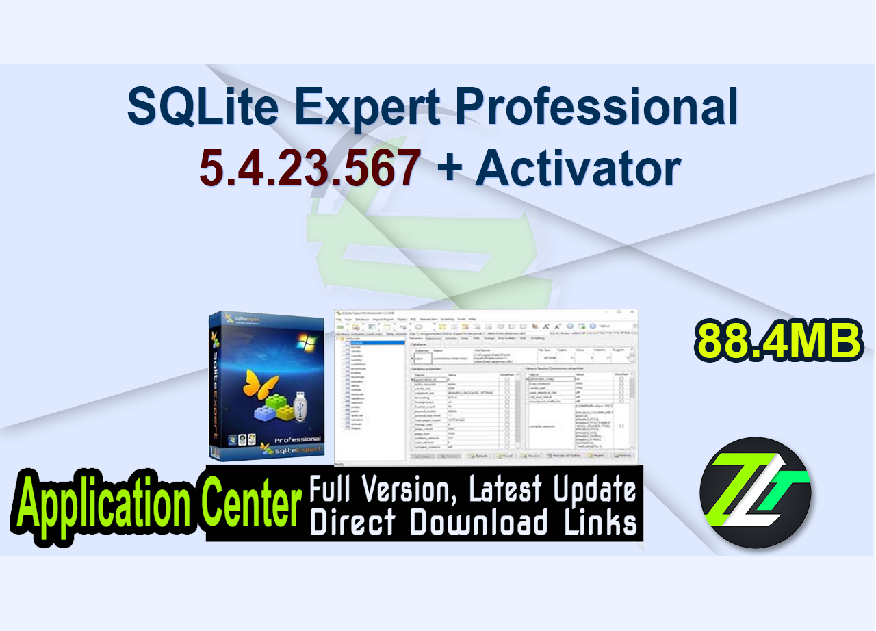 SQLite Expert Professional 5.4.23.567 + Activator