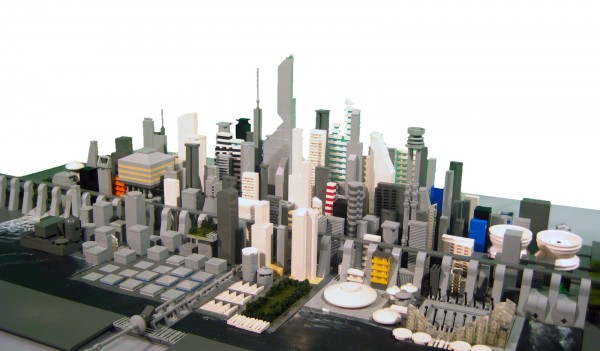 Kereeeen Miniatur Kota yang dibuat dari LEGO Hasil 