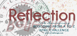 #AtoZChallenge 2019 Tenth Anniversary Reflections badge
