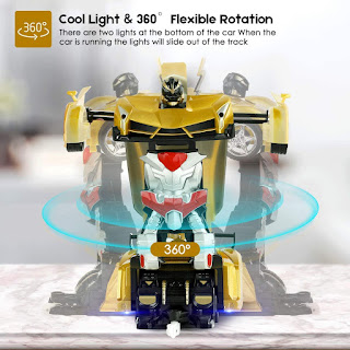 Remote Control Car Transforming Robot