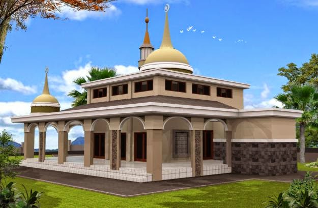 30 Model Masjid Minimalis  Dengan Model Masjid Modern dari 