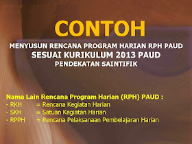 jual perangkat pembelajaran paud K13, RPPH dan RPPM PAUD TK Kurikulum 2013, 