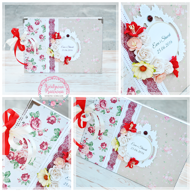 album ślubny scrapbooking