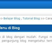 Cara Membuat Breadcrumb di Blog