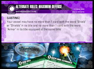 Environment Card: Alternate Rules: Maximum Defense