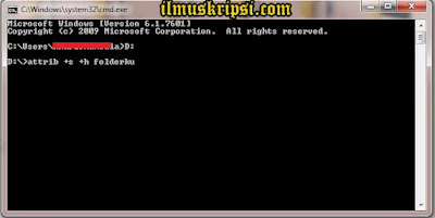 Cara Menyembunyikan Folder di Windows Dengan DOS