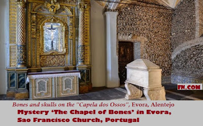 <img src=fazryan87.blogspot.com.jpg" alt="Mystery ‘The Chapel of Bones’ in Evora,  Sao Francisco Church, Portugal">