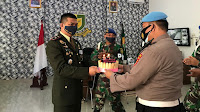 HUT TNI ke 75, Dandenpom II/3 Lampung Dapat Surprise Dari Propam Polda Lampung