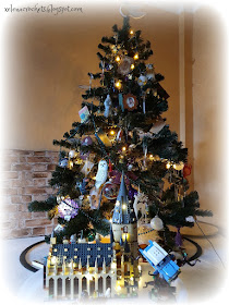 harry potter themed christmas tree