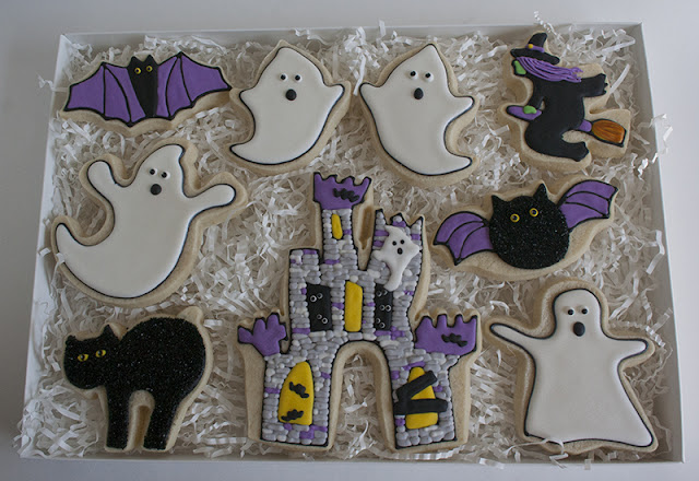 Haunted Castle Halloween Cookies