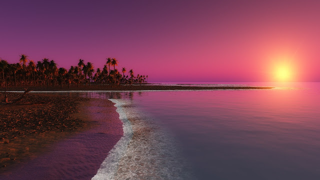 Fantasy Sunset HD Wallpaper