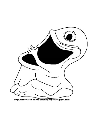 More Free Monsters vs Aliens Coloring Pages