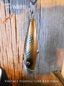 Vintage Fishing Lure Keychain | Fishing Reel Key Hook & Organizer from Denise on a Whim