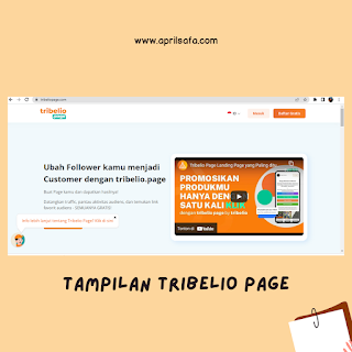 tribelio page untuk belajar digital marketing